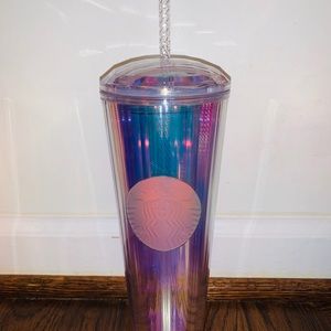 Starbucks clear kaleidoscope iridescent tumbler